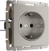 Розетка Встраиваемые механизмы дымчатый W1271004