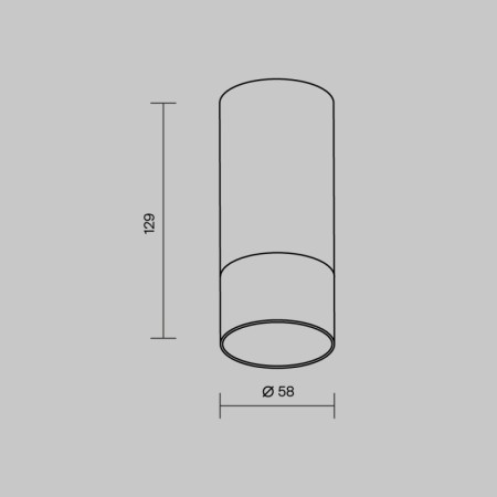 Влагозащищенный светильник Maytoni O499CL-L5B3K