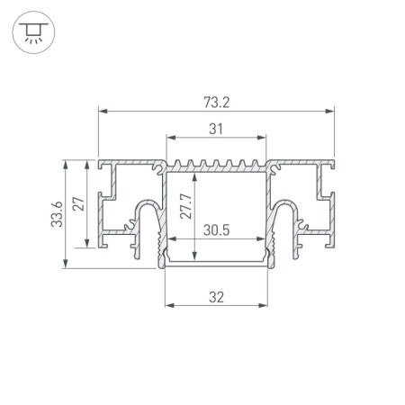 Профиль Arlight 055208