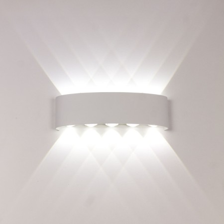 Светильник настенный AM Group AM307-10X1W WH4000K