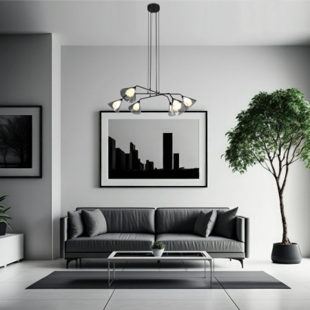 Подвесной светильник Eurosvet 70161/6 черный