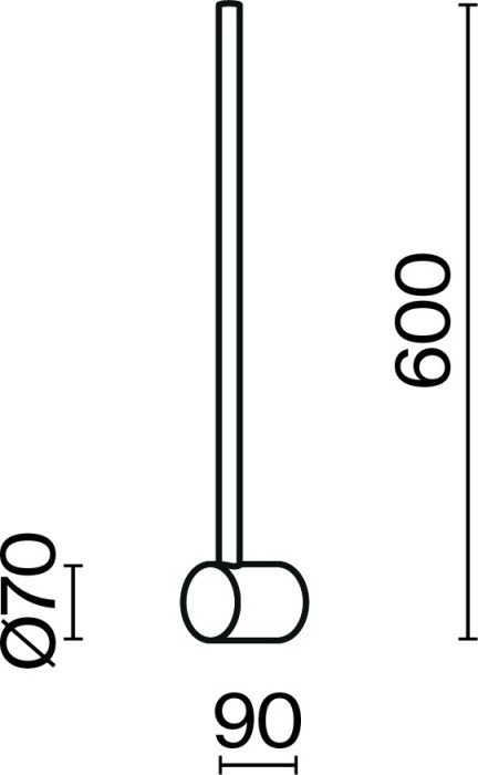 Настенный светильник Light stick MOD237WL-L6BS3K