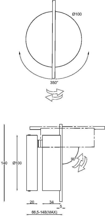 Спот Nuance MOD180WL-L4W3K
