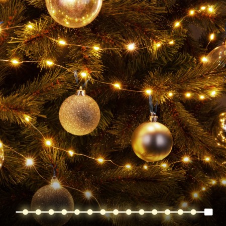 Светодиодная нить Eurosvet 400-009 теплый белый 10 м IP20