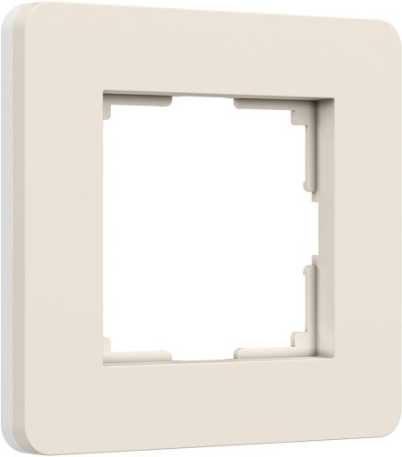 Рамка Split айвори/белый, soft-touch W0013066