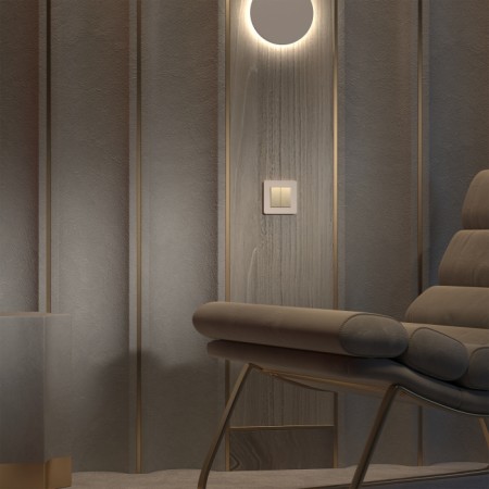 Рамка Split айвори/белый, soft-touch W0013066