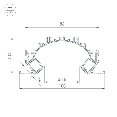 Профиль Arlight 036364