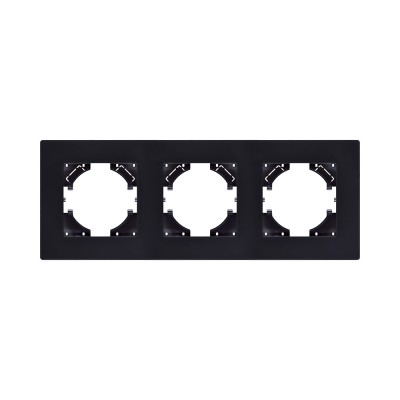 Рамка 3-постовая, черный Kollinger Aspekt AT3BK