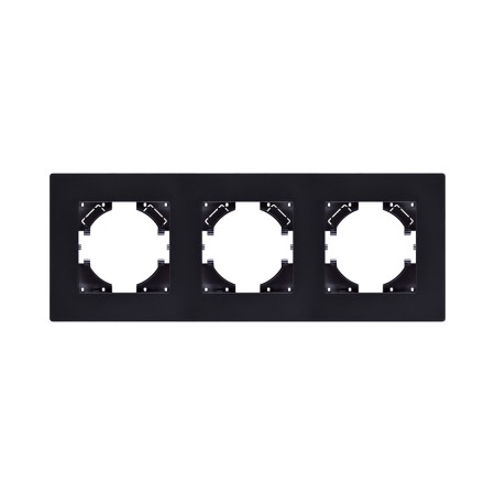 Рамка 3-постовая, черный Kollinger Aspekt AT3BK