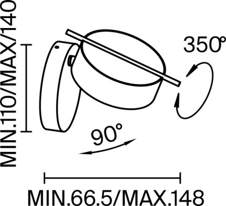 Спот Nuance MOD180WL-L4W3K1
