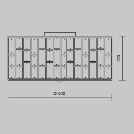 Потолочная люстра Gelid MOD184PL-04CH