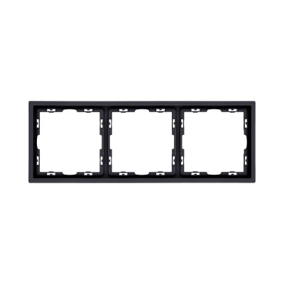 Рамка 3-постовая, черный матовый Kollinger Eclipse EC3BK