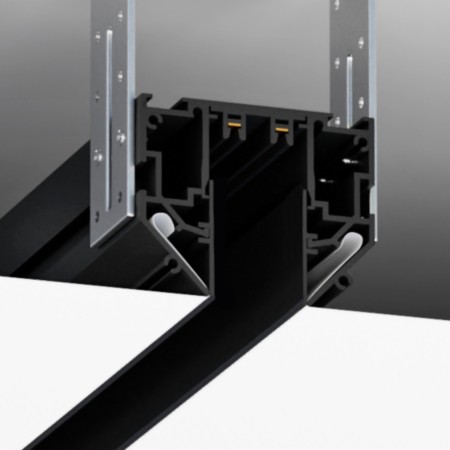 Шинопровод для натяжных потолков ПВХ трековой системы SMART LINE 220В, 3м, Черный IL.0050.3000-3-BK