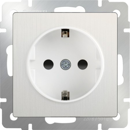 Розетка Встраиваемые механизмы перламутровый рифленый W1171013
