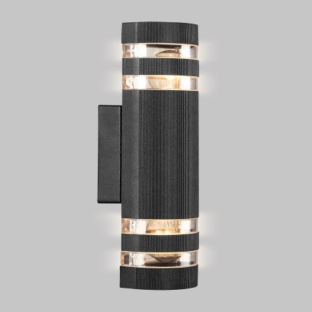 Светильник уличный настенный E27 2*60W Черный 220V IP54 IL.0014.0025-2-BK