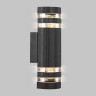 Светильник уличный настенный E27 2*60W Черный 220V IP54 IL.0014.0025-2-BK