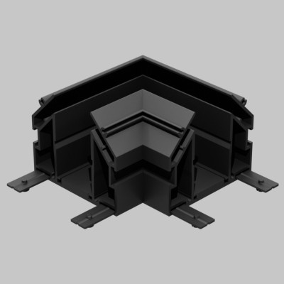 Угловой соединитель 90° для шинопровода IL.0050.3000 трековой системы SMART LINE 220В, Черный IL.0050.3002-BK