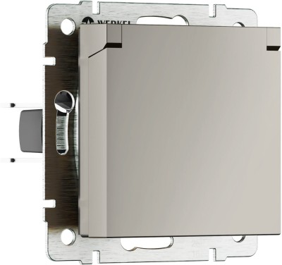 Розетка Встраиваемые механизмы дымчатый W1271204