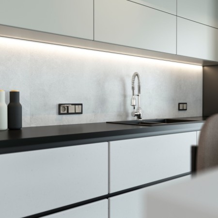 Розетка Встраиваемые механизмы дымчатый W1271204