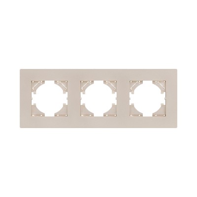 Рамка 3-постовая, золотой Kollinger Aspekt AT3GD