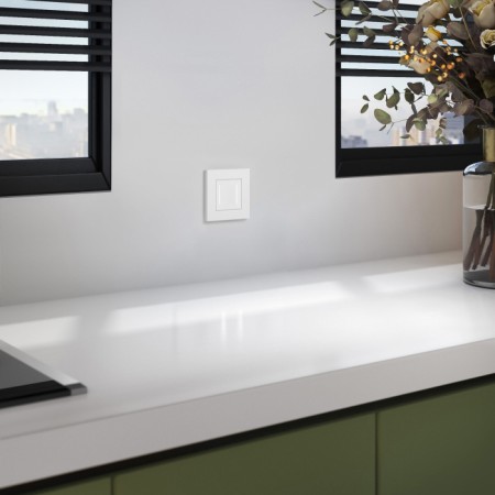 Рамка Slab белый софт W0012961