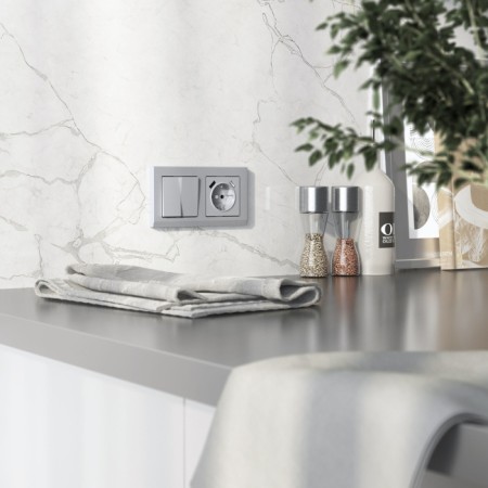 Рамка Stark серебряный матовый W0021865