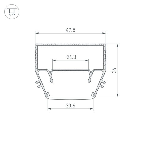 Профиль Arlight 040699