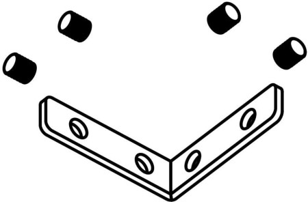 Соединитель угловой Logica 1014-CU-001