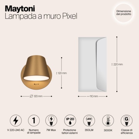 Бра Pixel MOD421WL-L6BS3K