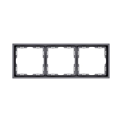 Рамка 3-постовая, серый Kollinger Eclipse EC3GY