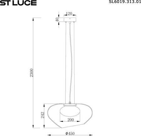Подвесной светильник Foray SL6019.313.01
