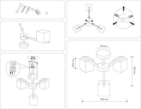 Потолочная люстра Traditional TR83115
