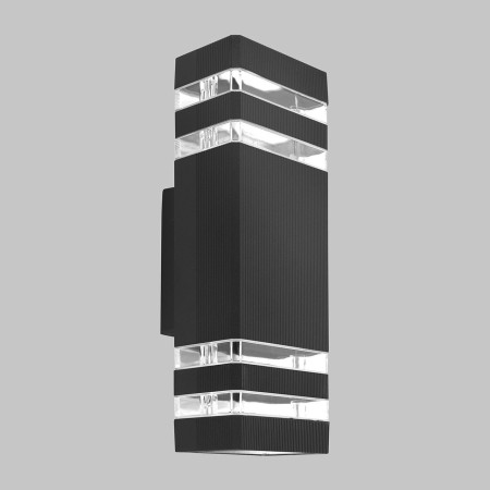 Светильник уличный настенный E27 2*60W Черный 220V IP54 IL.0014.0024-2-BK