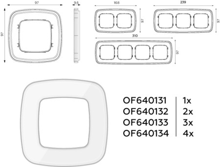 Рамка OMEGA OF640131