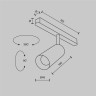 Светильник на шине Maytoni Technical TR032-2-5W3K-M-BW