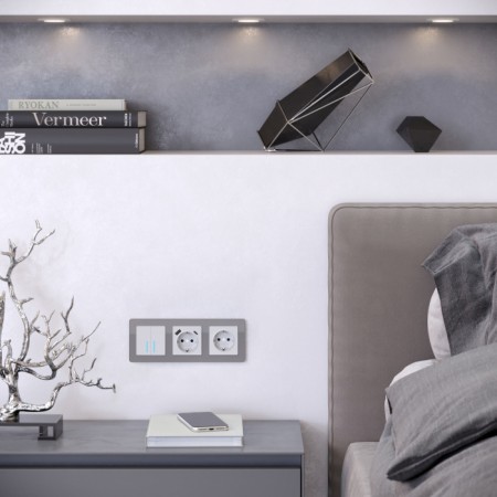 Рамка Acrylic графит W0032704