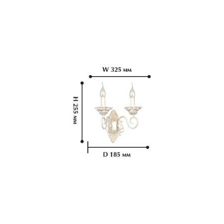 Бра Gesso 1141-2W