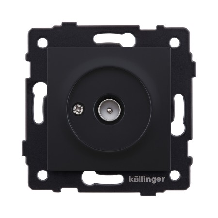 Розетка TV (папа), черный матовый Kollinger REA-007BM для Aspekt, Eleganz, Reflex