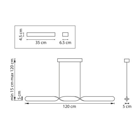 Линейный светильник Lightstar 615099