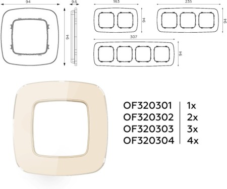 Рамка OMEGA OF320302