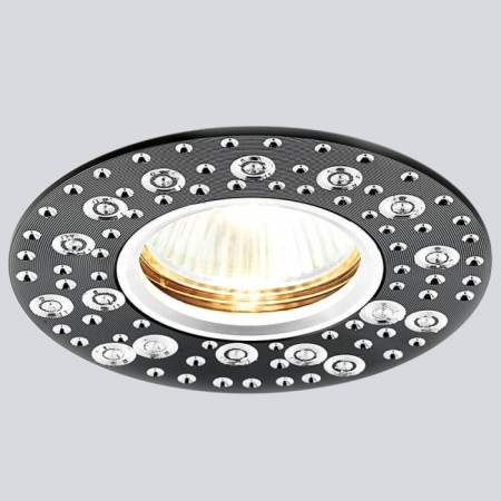 Точечный светильник Алюминий С Узором A801 BK/AL