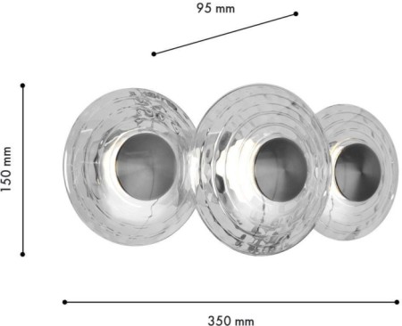 Настенный светильник Claros 4643-3W
