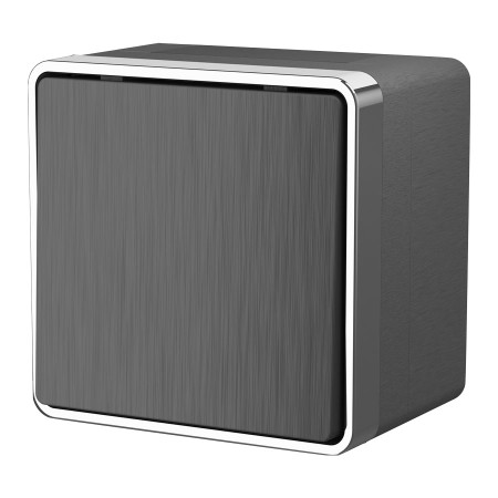 Выключатель Накладные механизмы Gallant графит рифленый W5010204