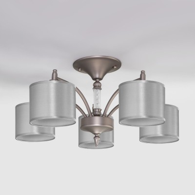 Люстра на штанге Eurosvet 60080/5 сатин-никель