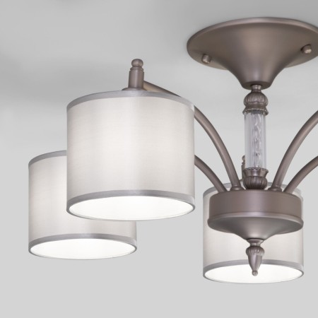 Люстра на штанге Eurosvet 60080/5 сатин-никель