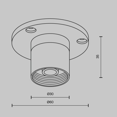 Крепеж Maytoni Technical CA023BI-B