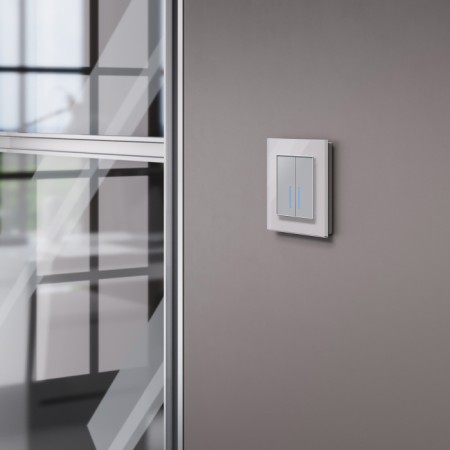 Выключатель Встраиваемые механизмы серебряные W4520606