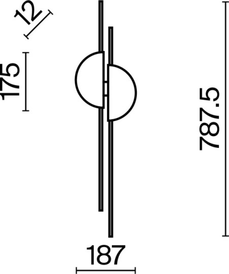 Настенный светильник Skyline MOD179WL-L22W4K
