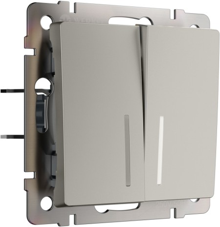 Выключатель Встраиваемые механизмы дымчатый W1222104