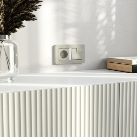 Выключатель Встраиваемые механизмы дымчатый W1222104